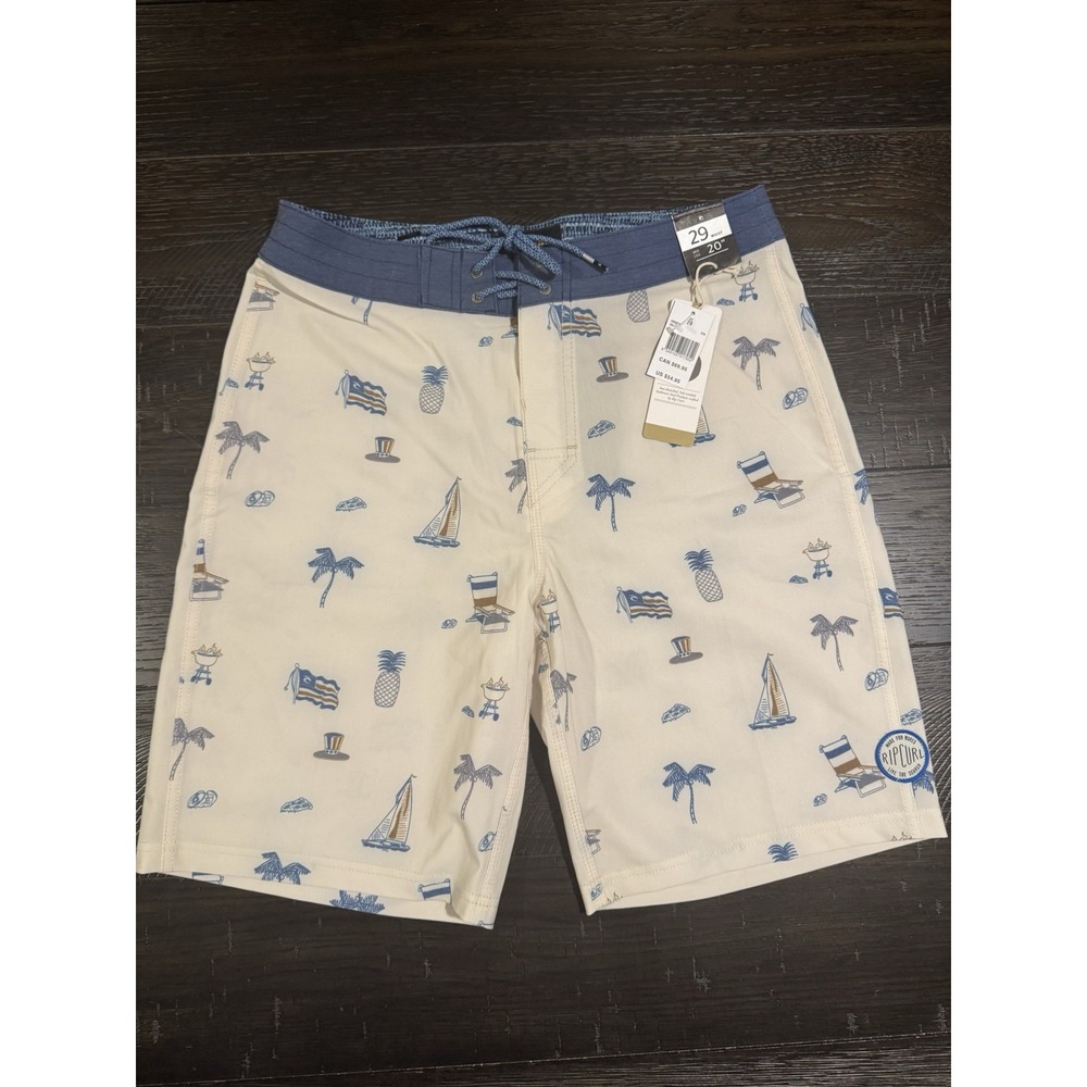 Rip Curl Board Shorts Mens 29 Swim Trunk Surf Skate Bathing Suit New With Tag